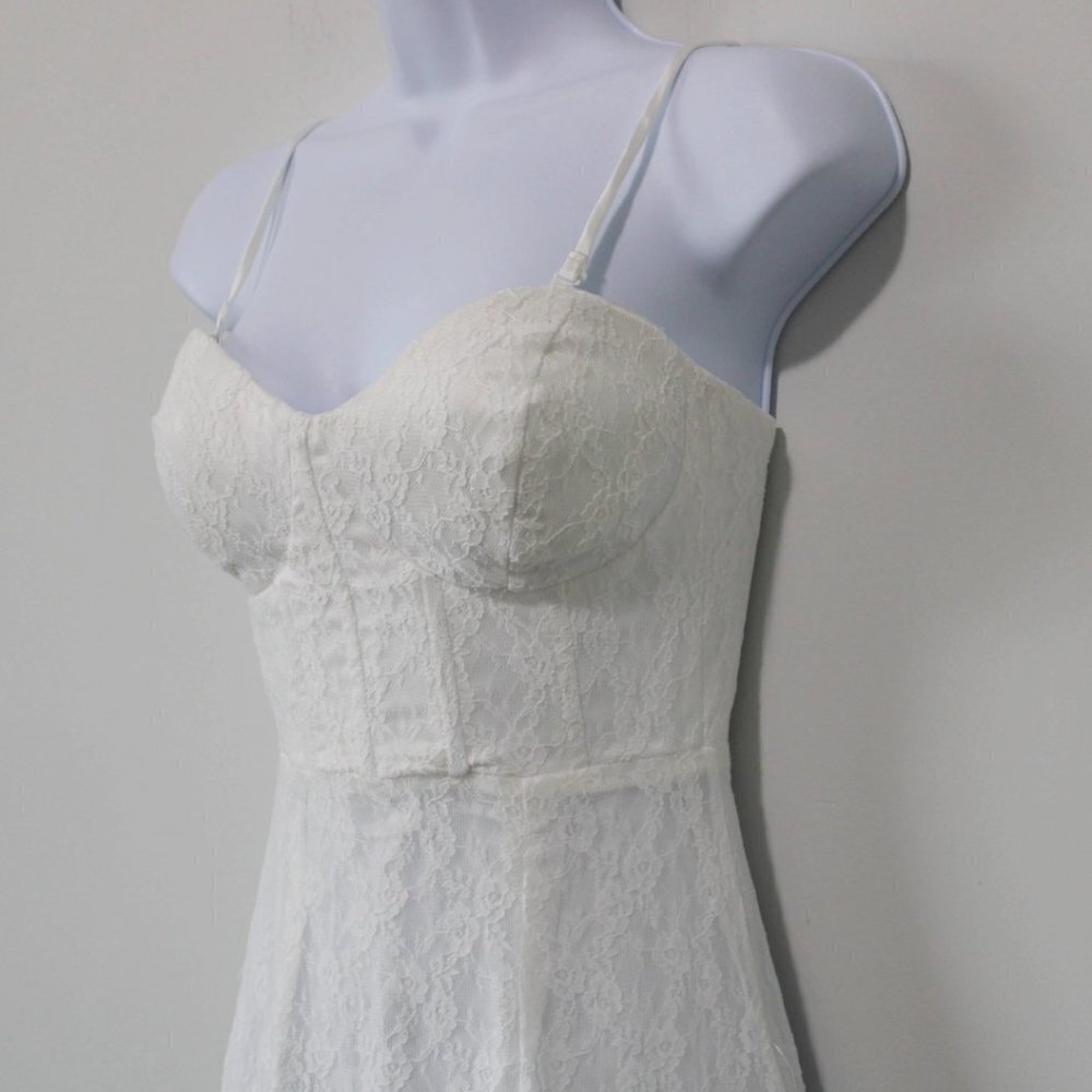 Lulus A Vow to Love White Lace Bustier Trumpet Maxi Dress - Picture 5 of 10